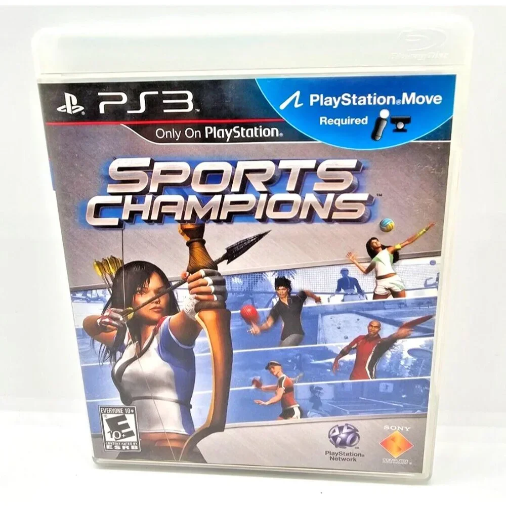 Sports Champions (Sony PlayStation 3 , 2010) PS3 move no scratches